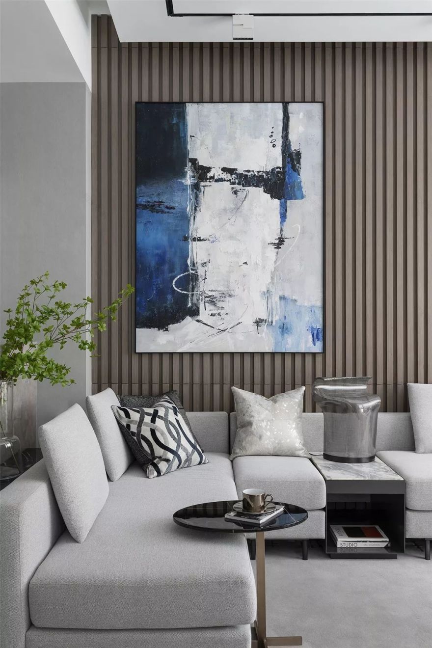 360㎡高级灰别墅 | 围炉夜话,回归本心的感动-13