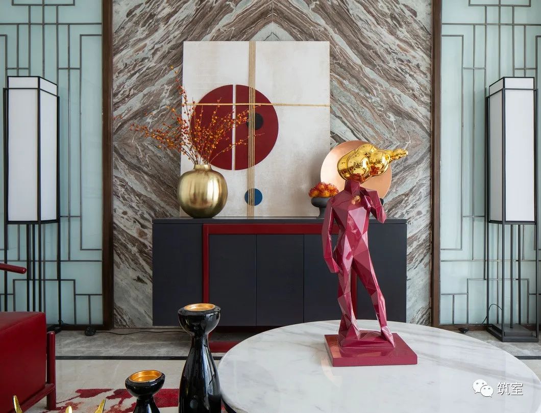 中国红风靡全球，室内设计如何演绎-7