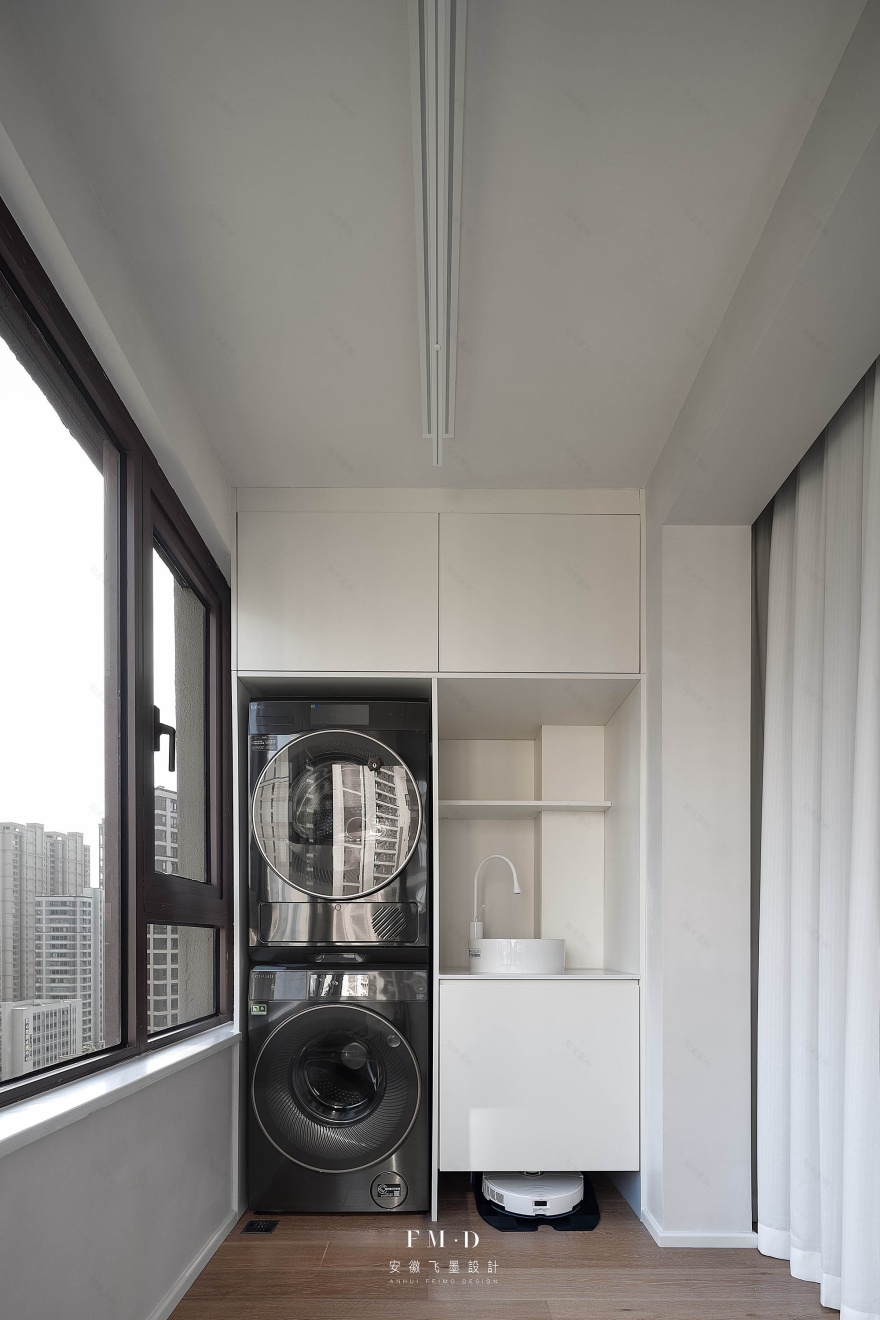 独居男士的130㎡极简风丨中国合肥丨飞墨设计组-52