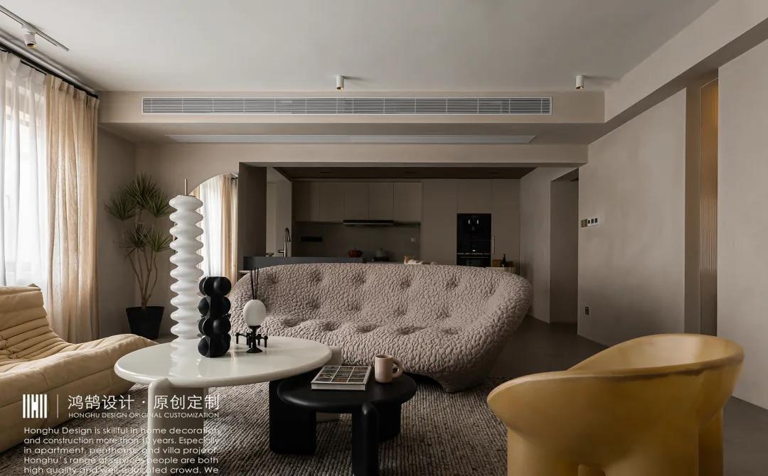 120 平米侘寂风暖居丨中国芜湖丨芜湖鸿鹄设计-10