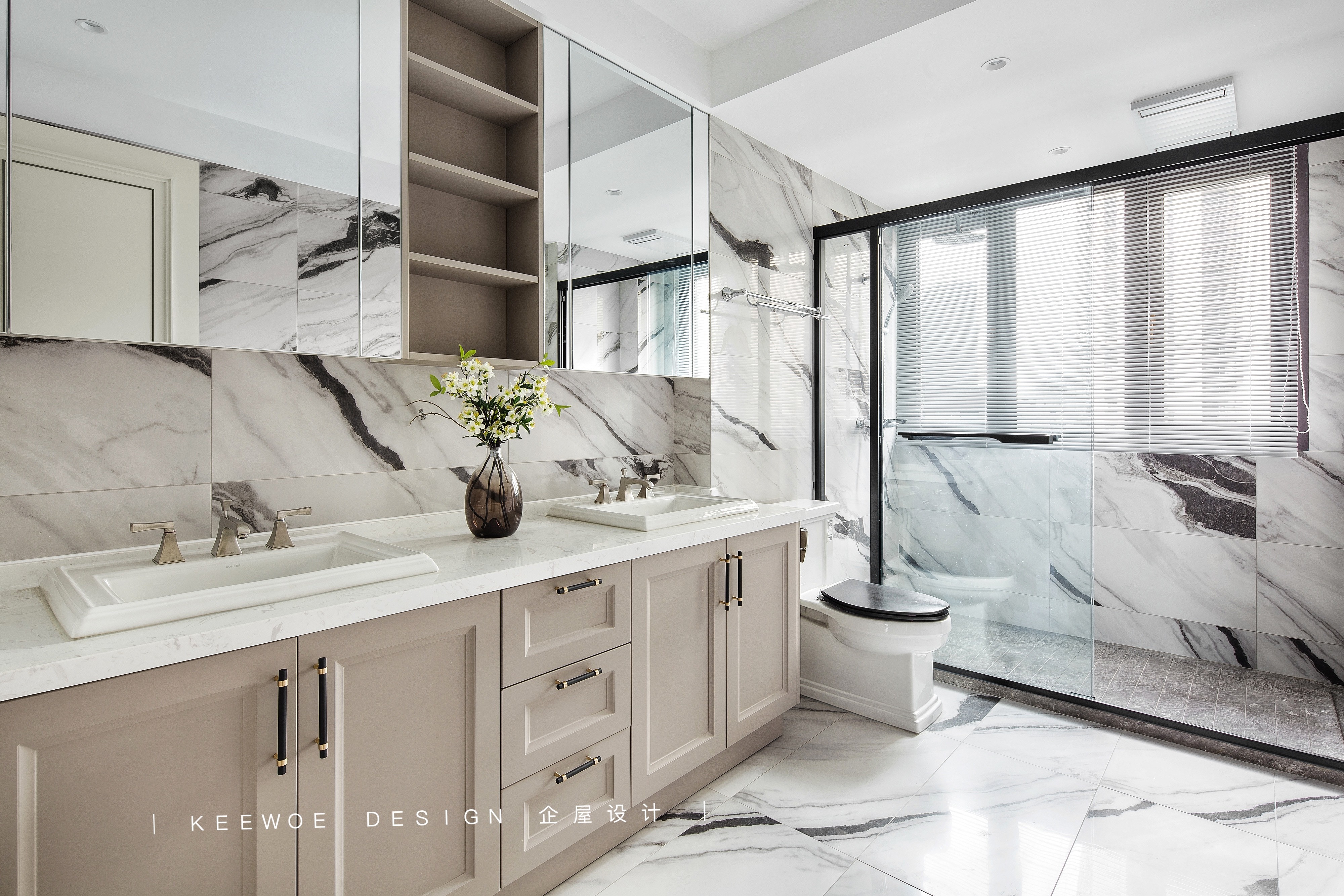 企屋设计现代轻奢 400m2 别墅设计丨中国镇江-32