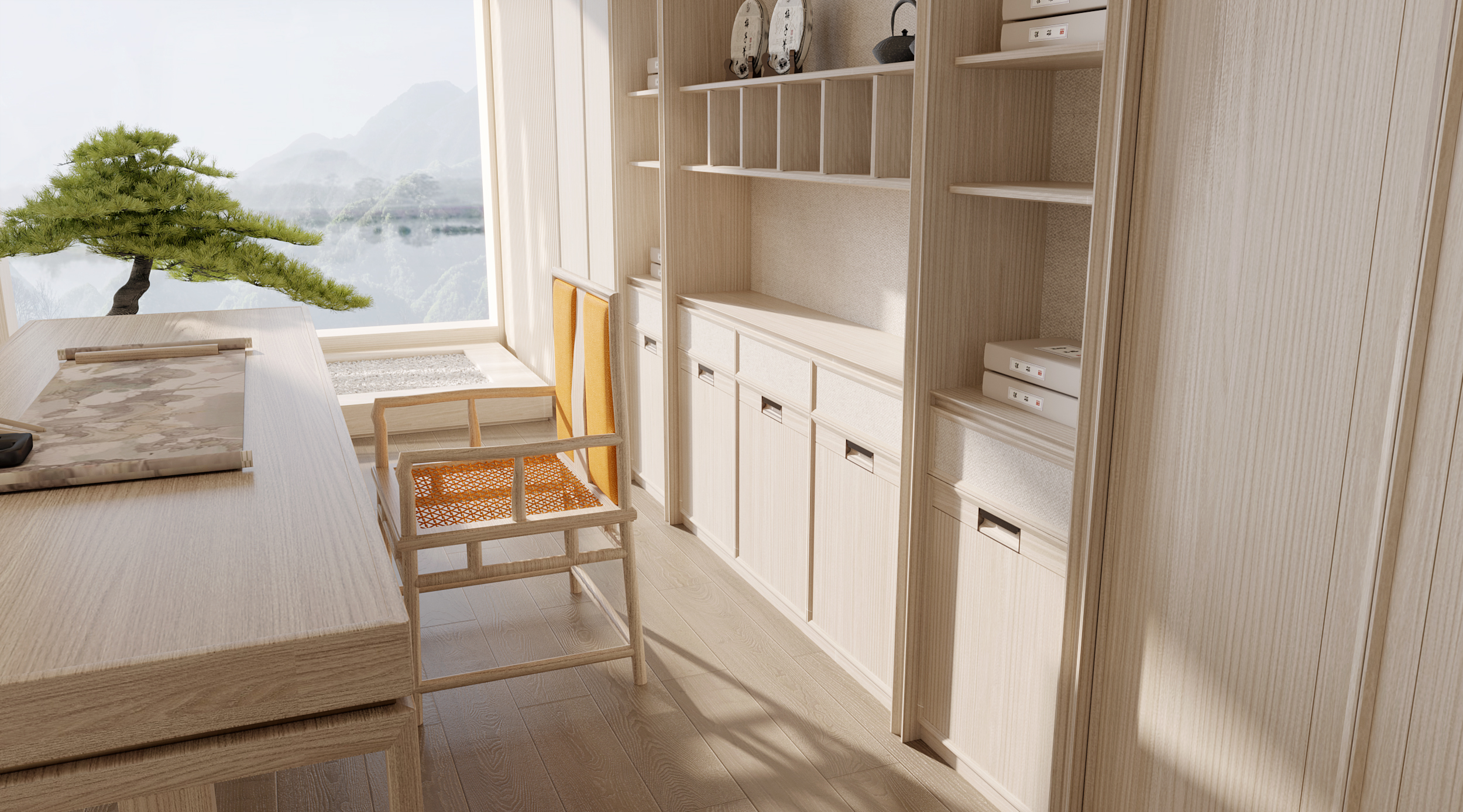 宋氏美学 · 茶书房 · 卧室 · 衣帽间 空间设计-5