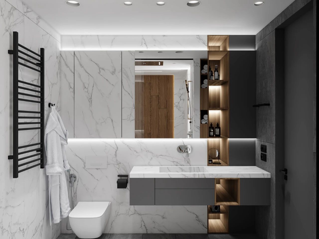 现代简约公寓设计丨MART Architects-88