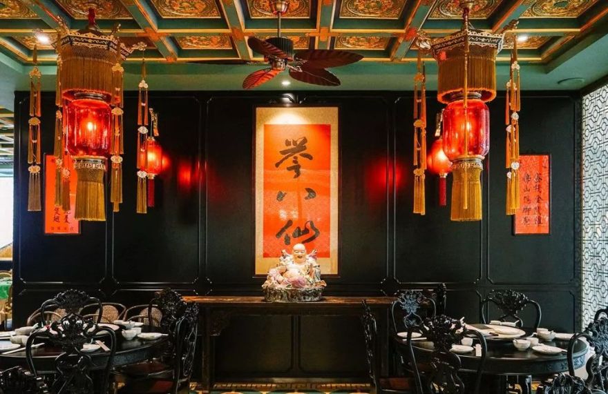 新国潮餐饮设计风靡上海,传统元素演绎现代美学-56