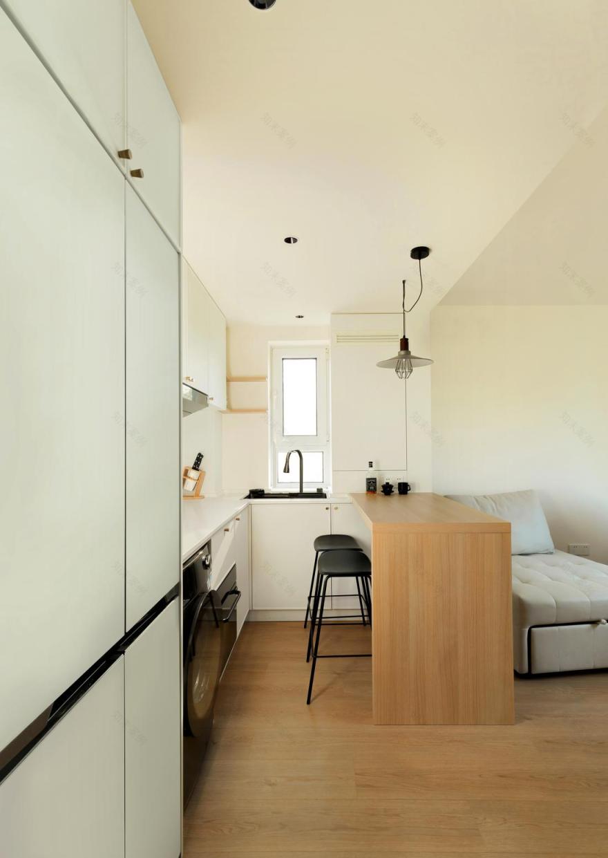 极简奶油原木韩式混搭风住宅设计-39