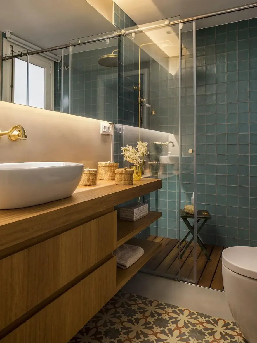 巴塞罗那格拉西亚区现代温馨镇屋改造-15