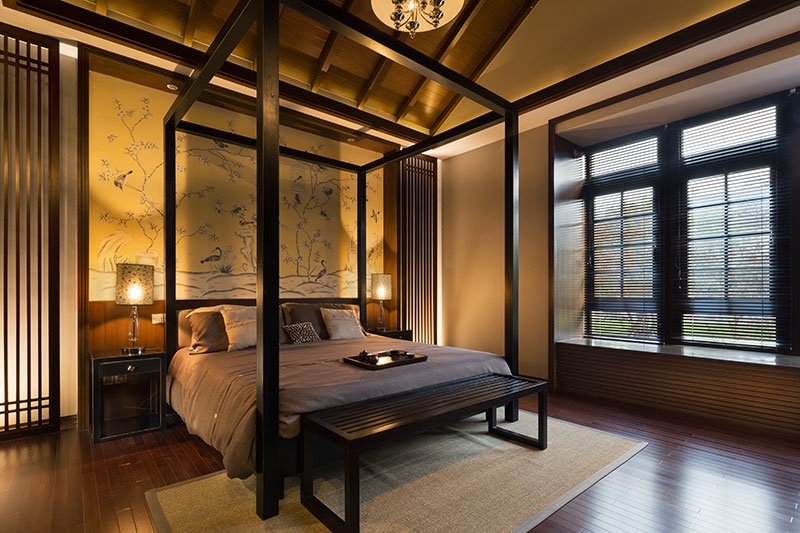 中星红庐中式别墅样板房-17