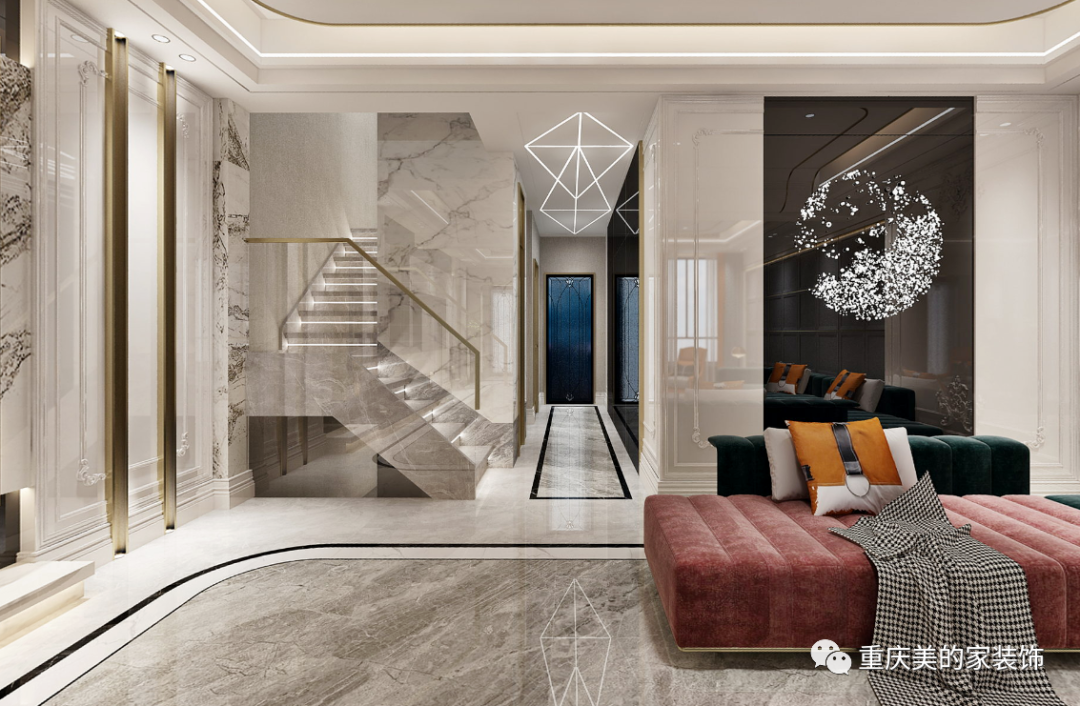 珠江城爱丽舍 300㎡法式轻奢雅居,演绎精致华丽生活-31