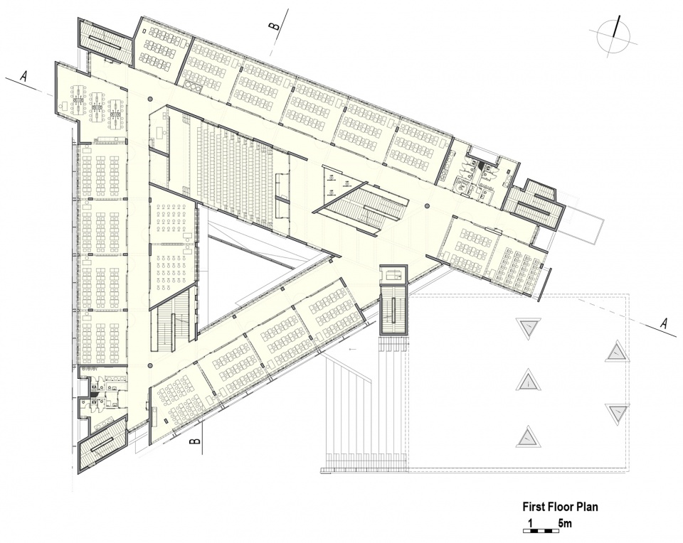 伊斯坦布尔职业技术高中丨土耳其伊斯坦布尔丨Uygur Architects-43