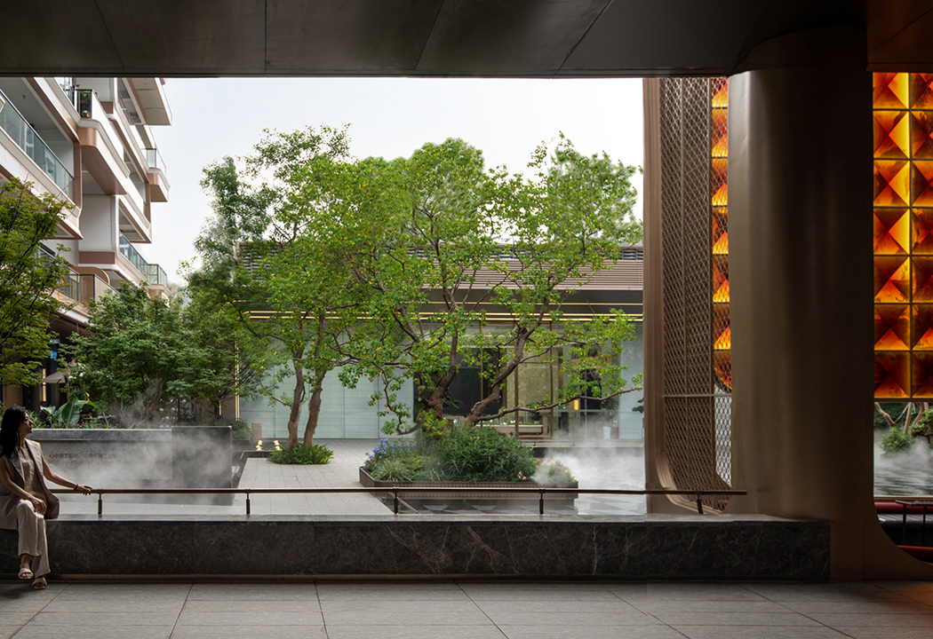 西安中铁建西派玺悦示范区景观SU模型-2