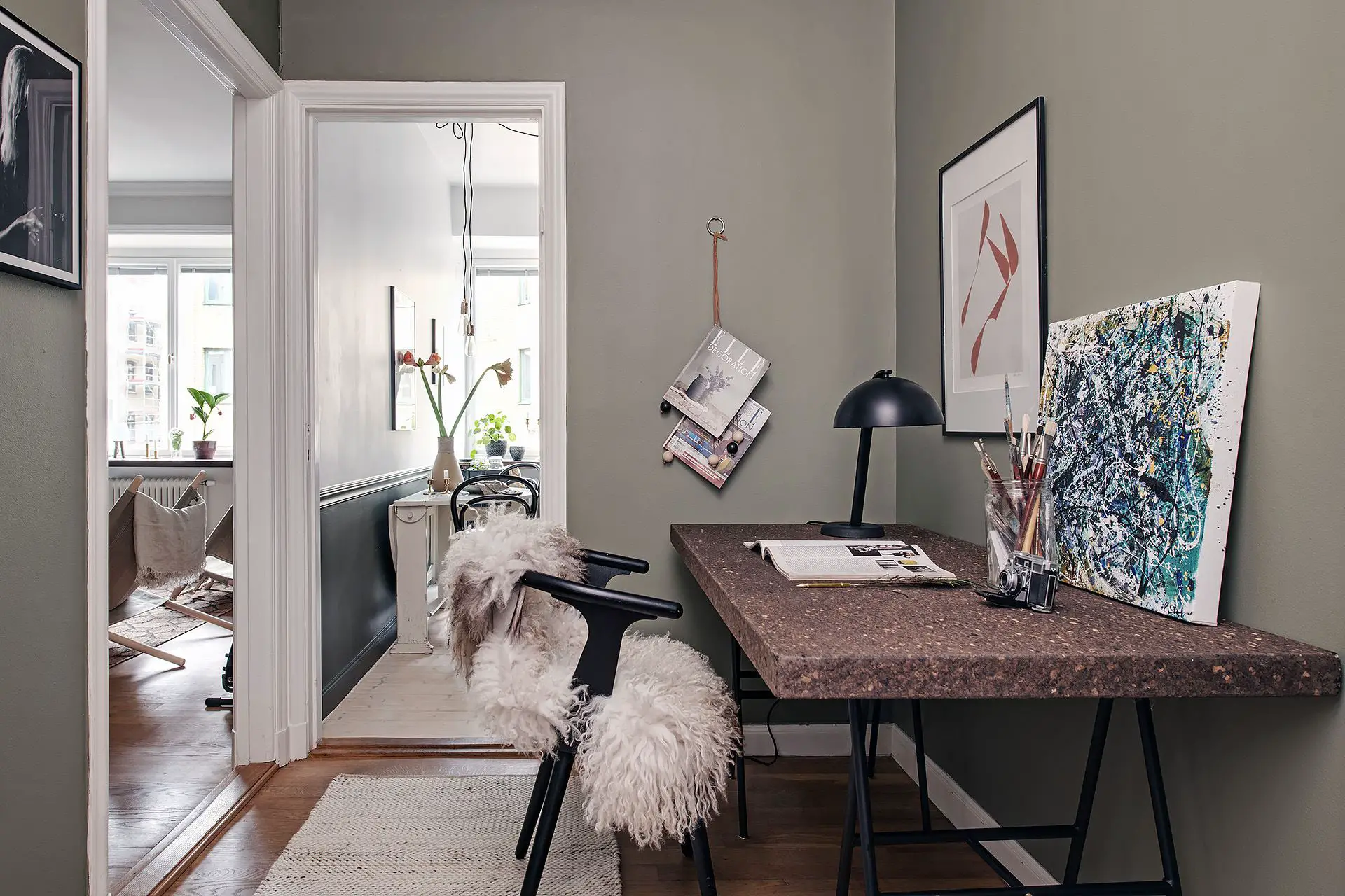 36 平米旧屋翻新，入口变办公室-10