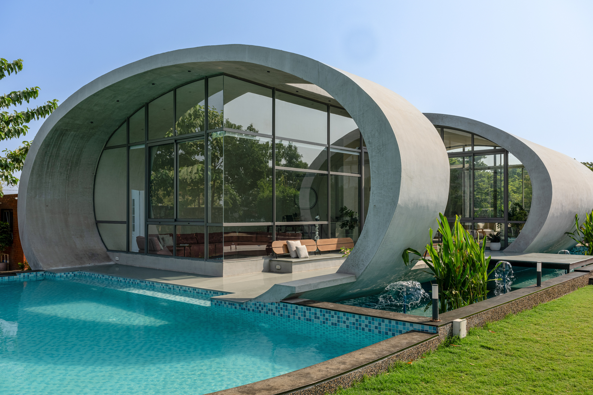 阳光房丨印度丨Achyutam Designs-6