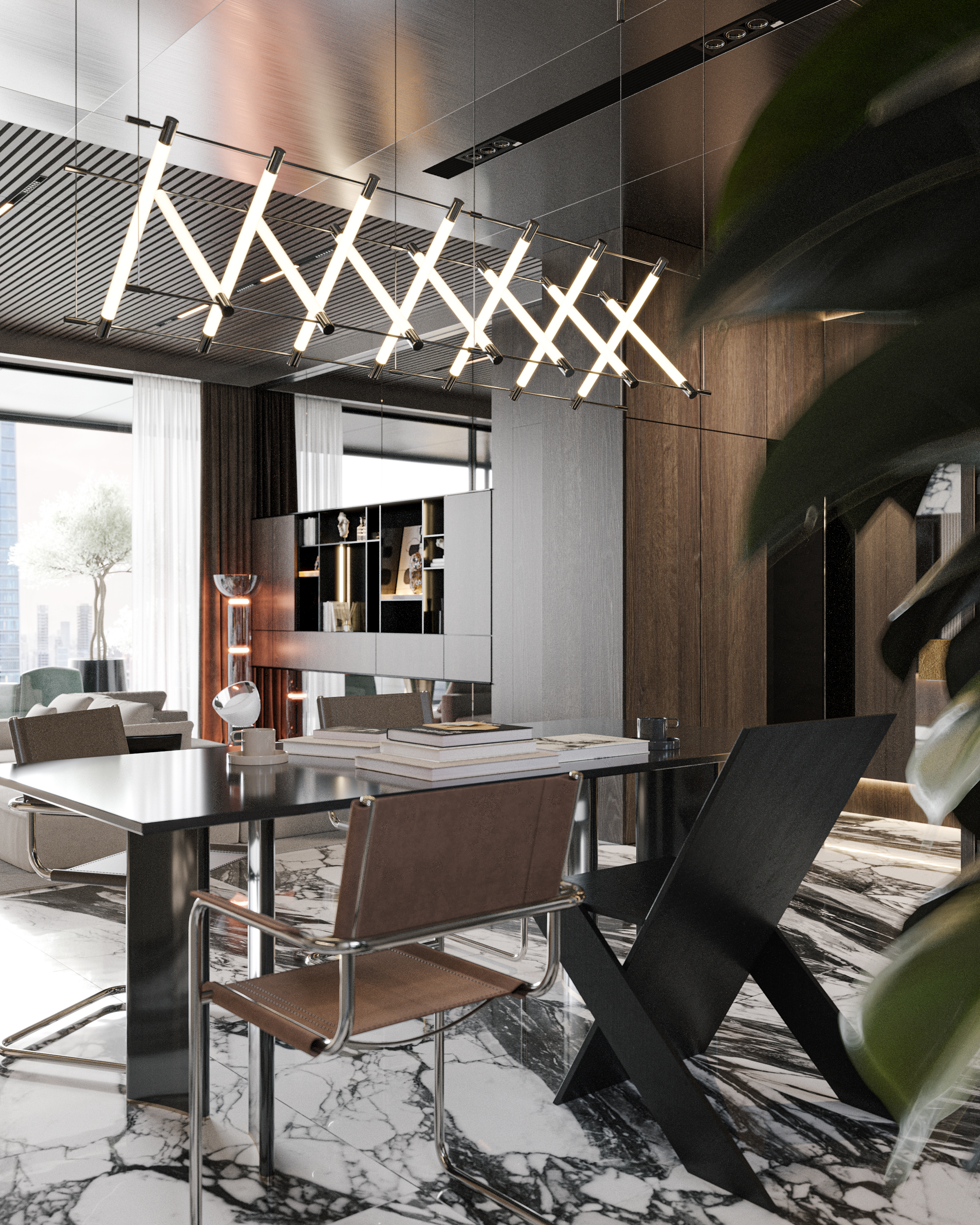 现代 143² 现代家装效果图丨冈舍小李-10