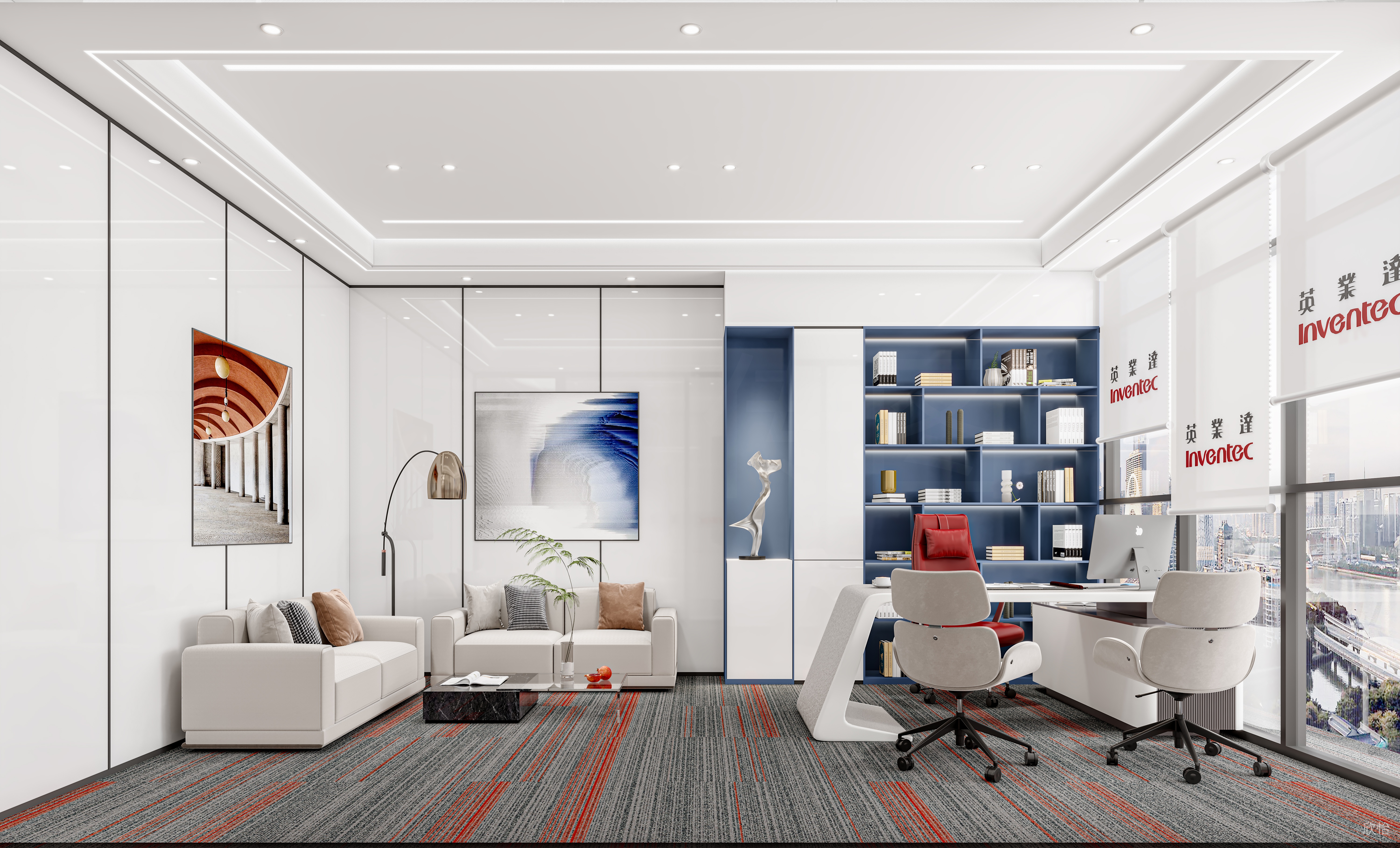 明快与舒适化的办公空间--多元灵活、人文为先-5