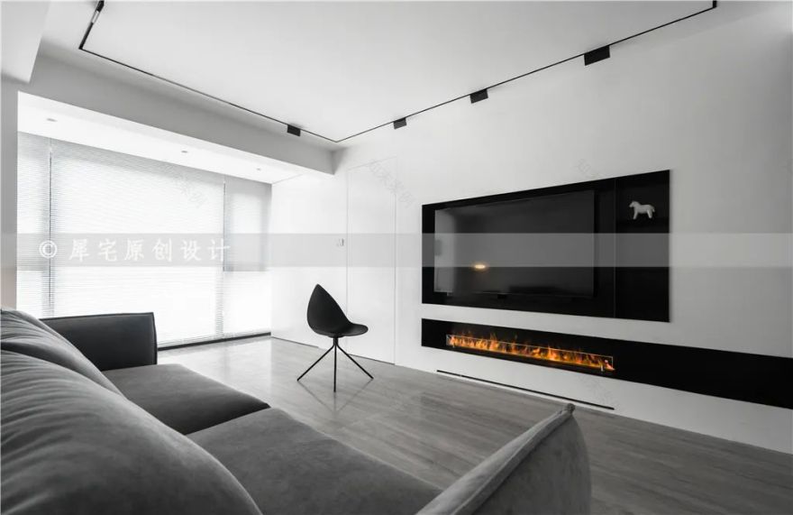 180 平顶层复式,空间重塑,彰显现代高级质感!-119