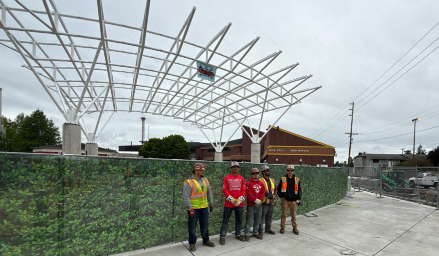 华盛顿州博览场馆入口雨棚项目丨美国华盛顿-31