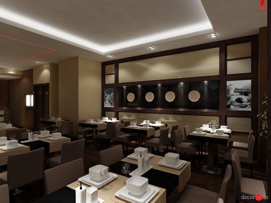 亚洲传统风格餐厅设计-1