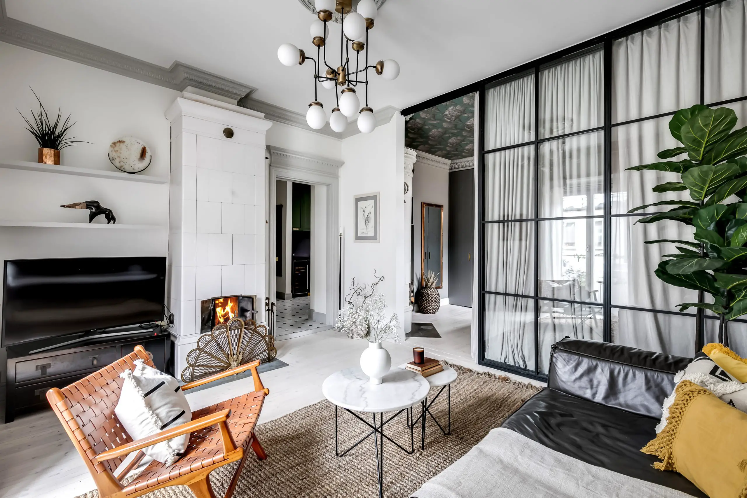 斯德哥尔摩魅力阁楼 | 96m2 的北欧风二层公寓-10