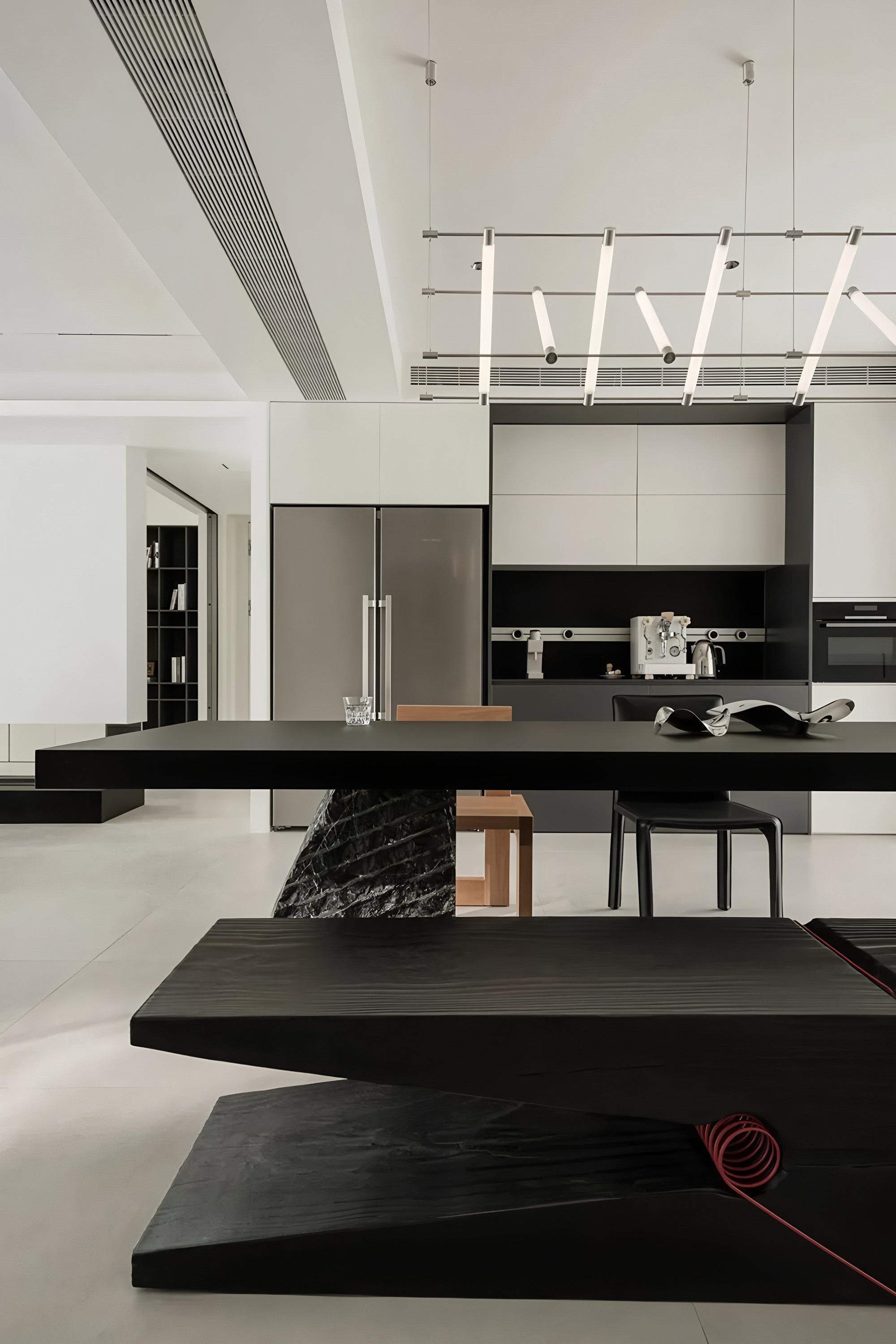 成都·南山凌峯180㎡极简大平层丨中国成都丨尚舍家室内设计-12