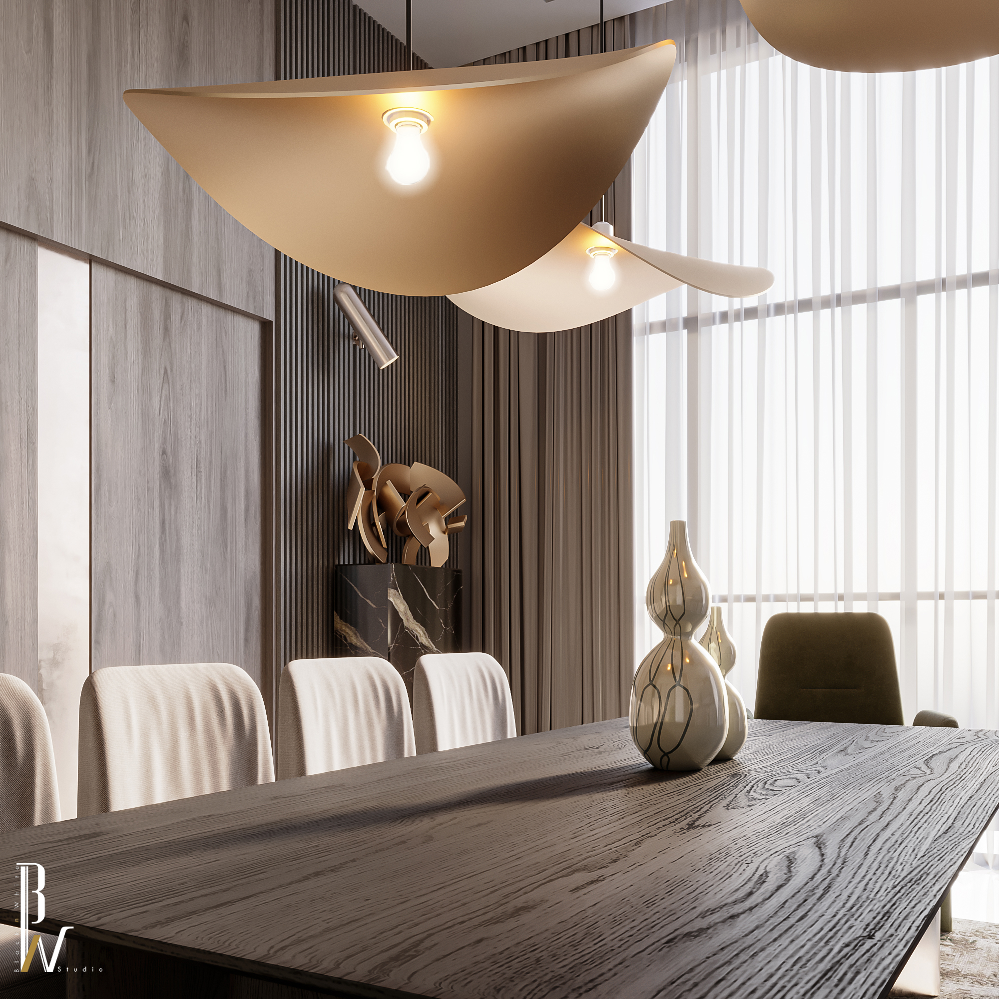 现代餐饮 / 现代用餐丨阿联酋丨Black N White-23