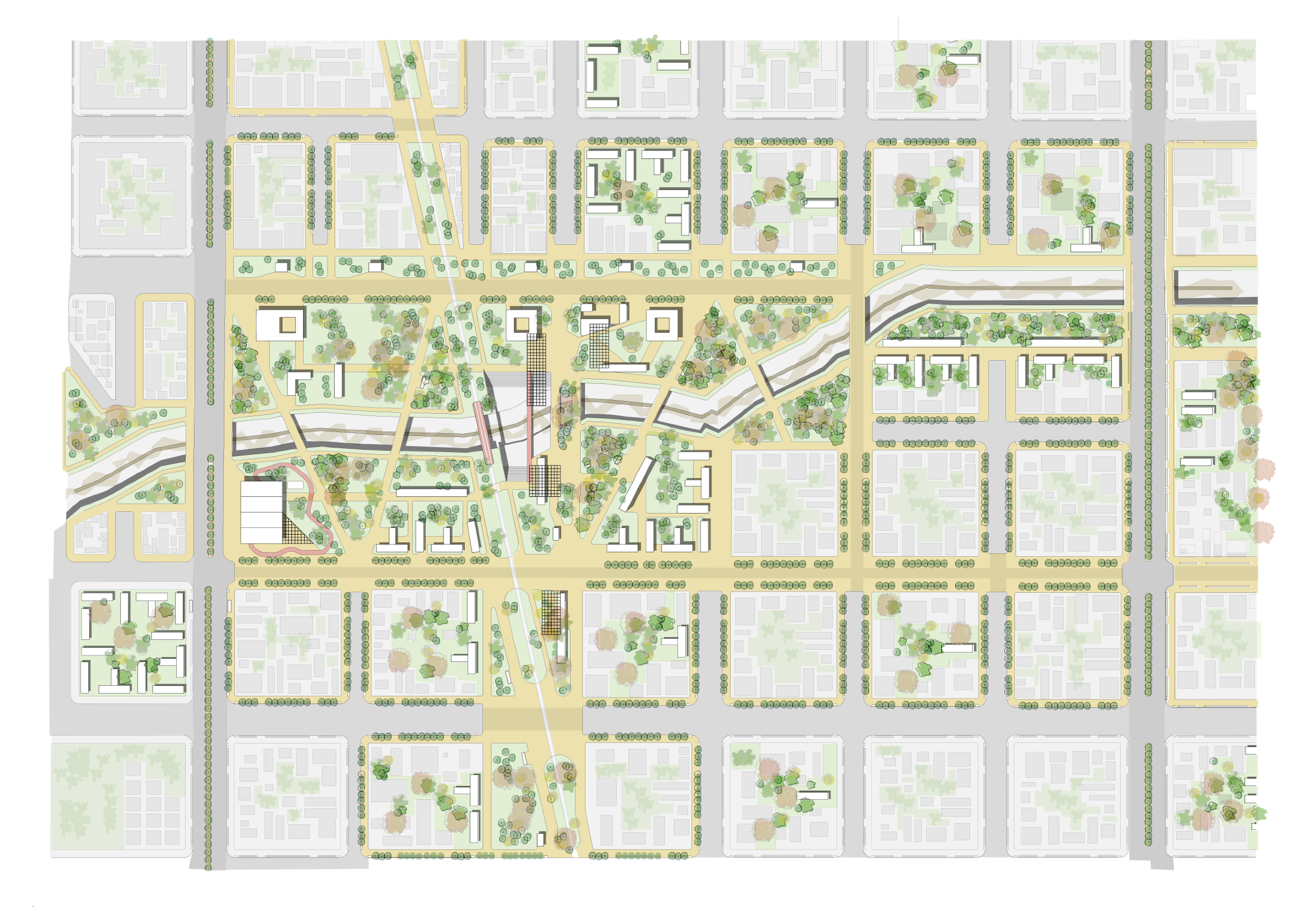 Plan Maestro para el Cuadrante Oeste 城市规划-36