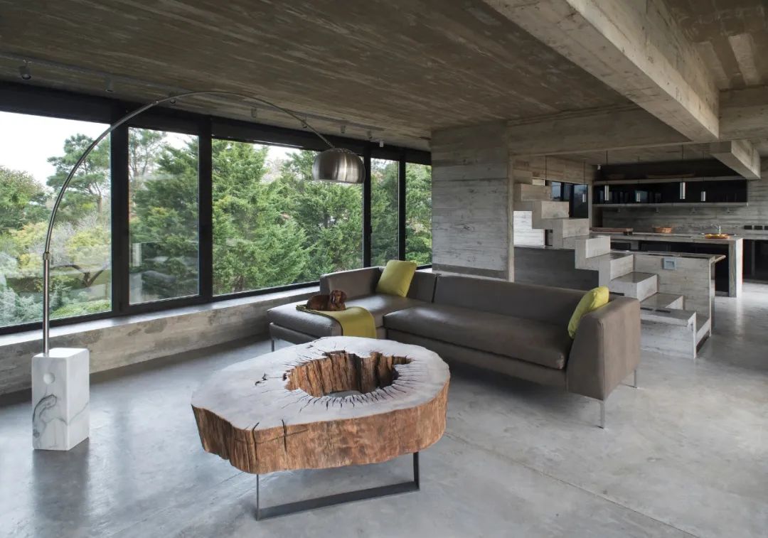 阿根廷自然纯粹清水混凝土住宅设计-116