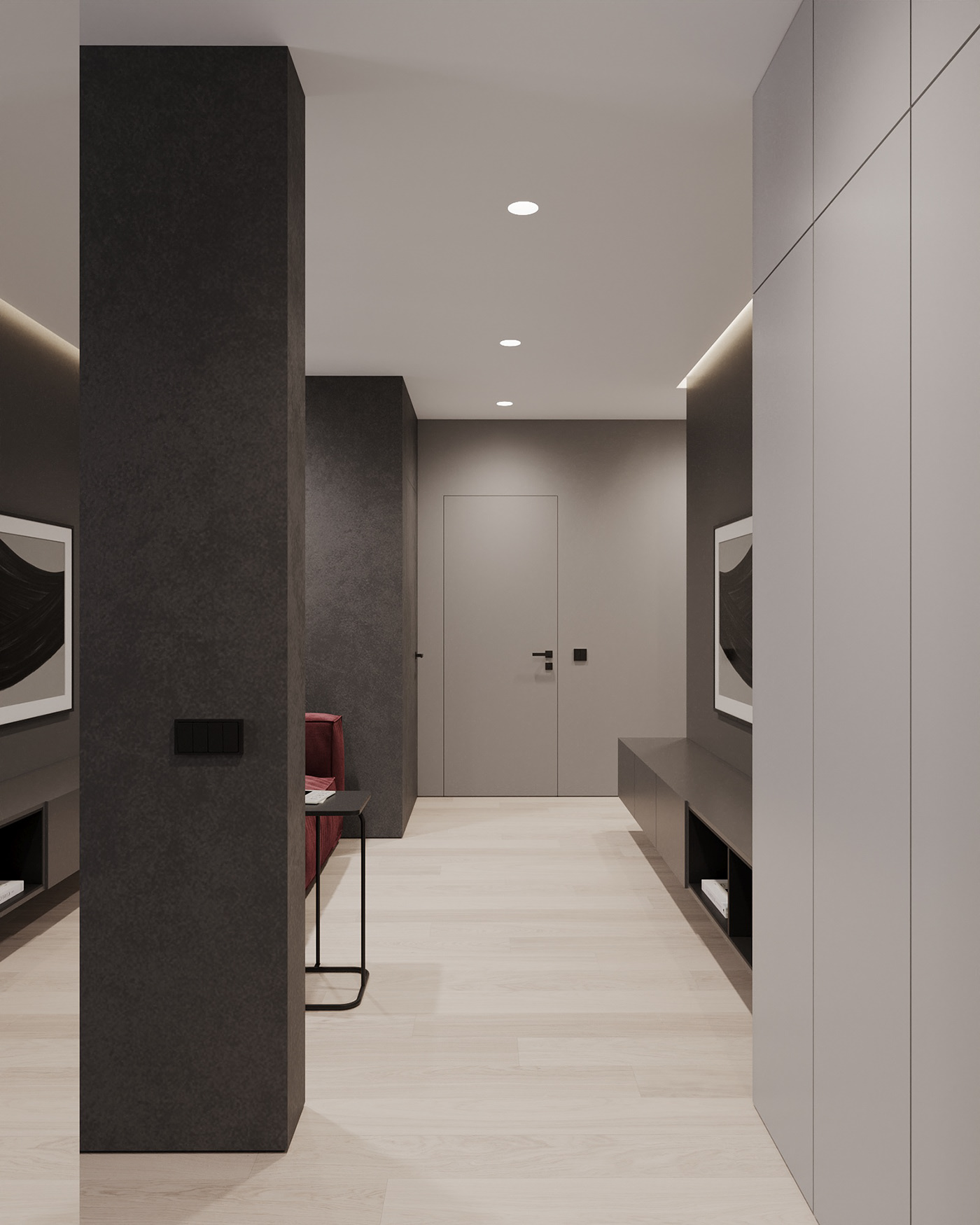 74㎡公寓设计 不一样的设计感觉！-2