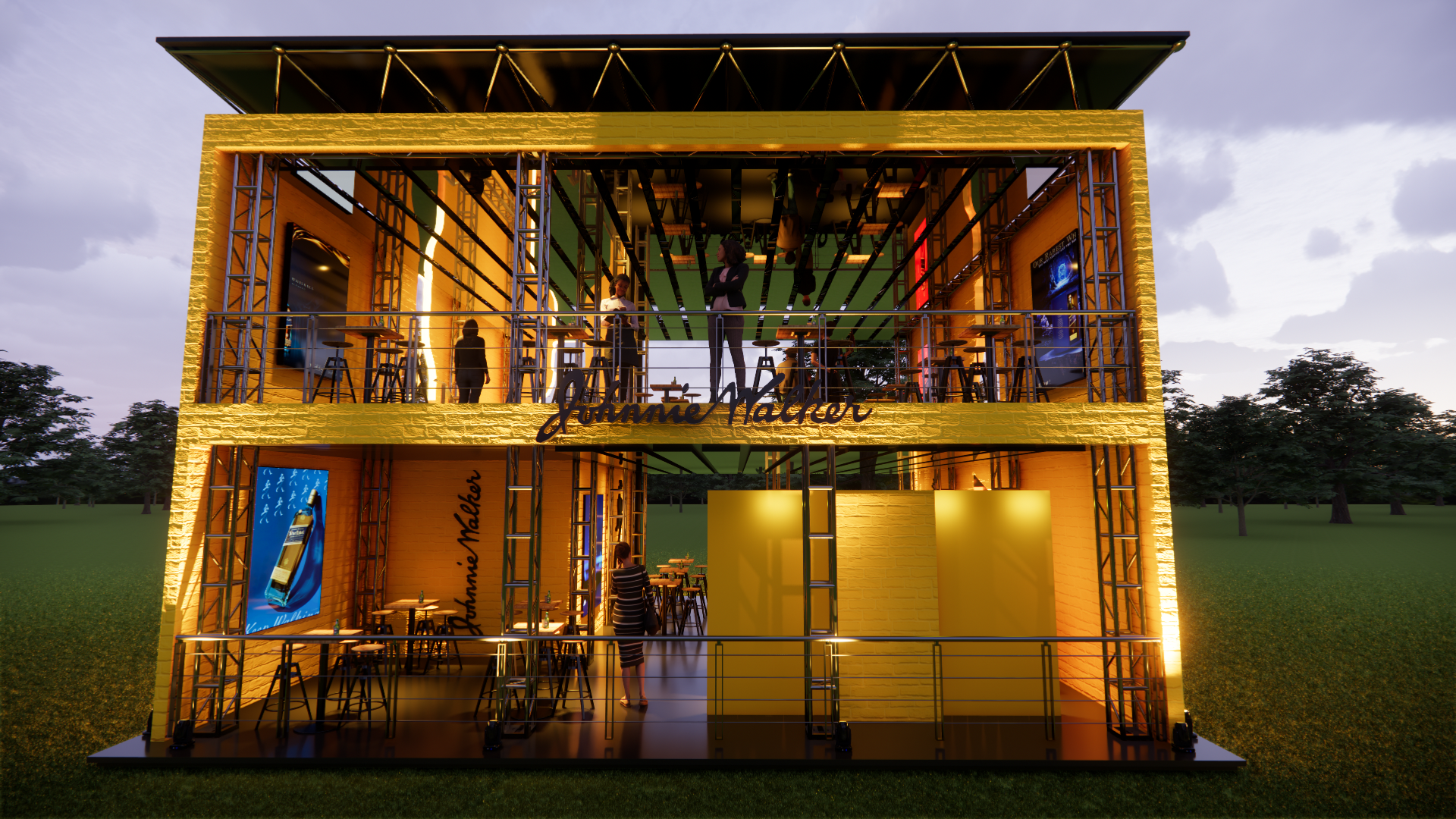 STAND JOHNNIE WALKER-3