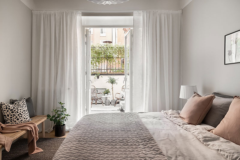 瑞典温馨米色公寓设计-8