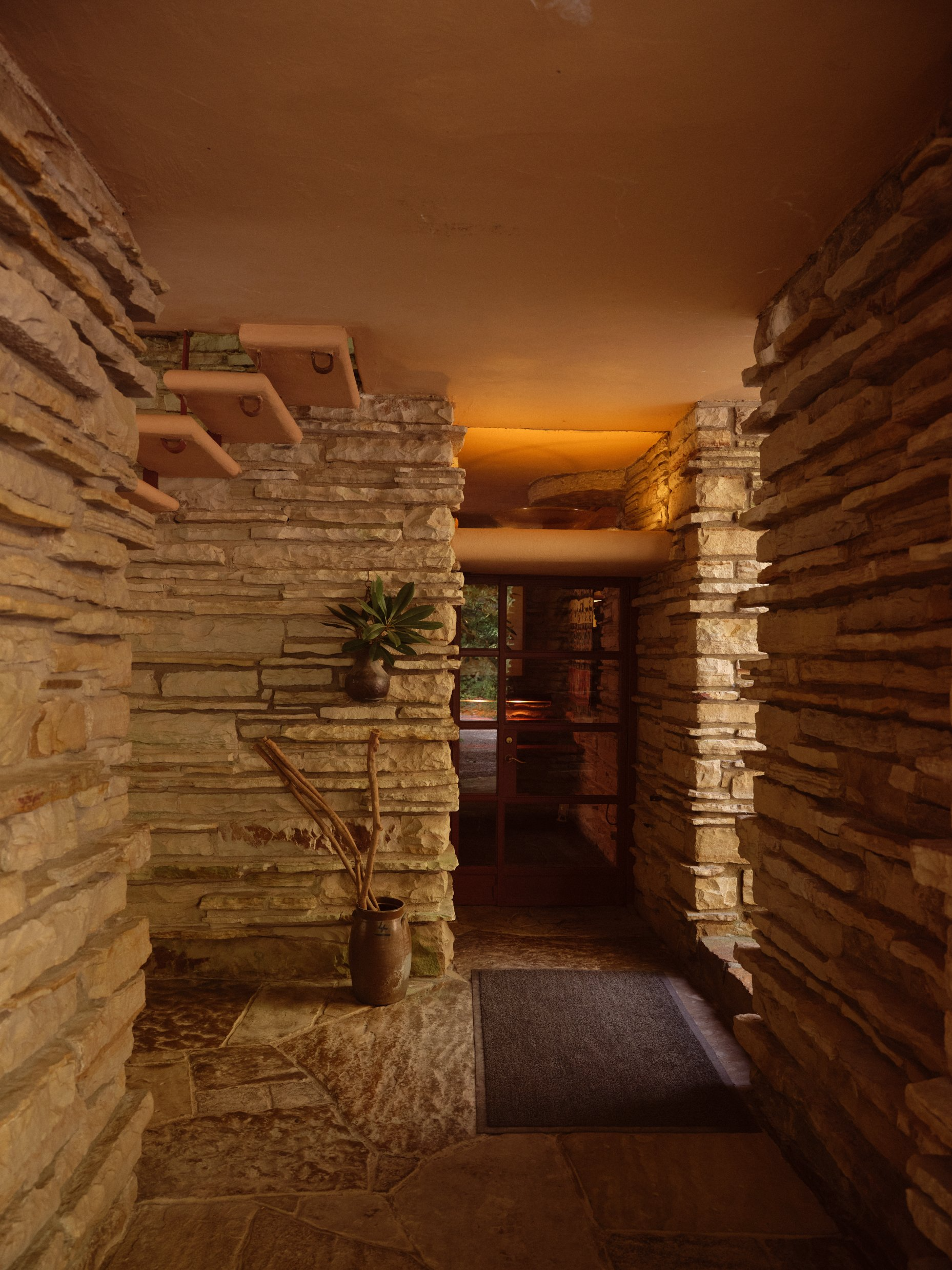 流水别墅丨美国宾夕法尼亚丨弗兰克·劳埃德·赖特-75