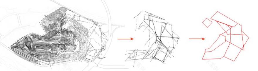被切割的安托山,基于场地特征的景观设计-29