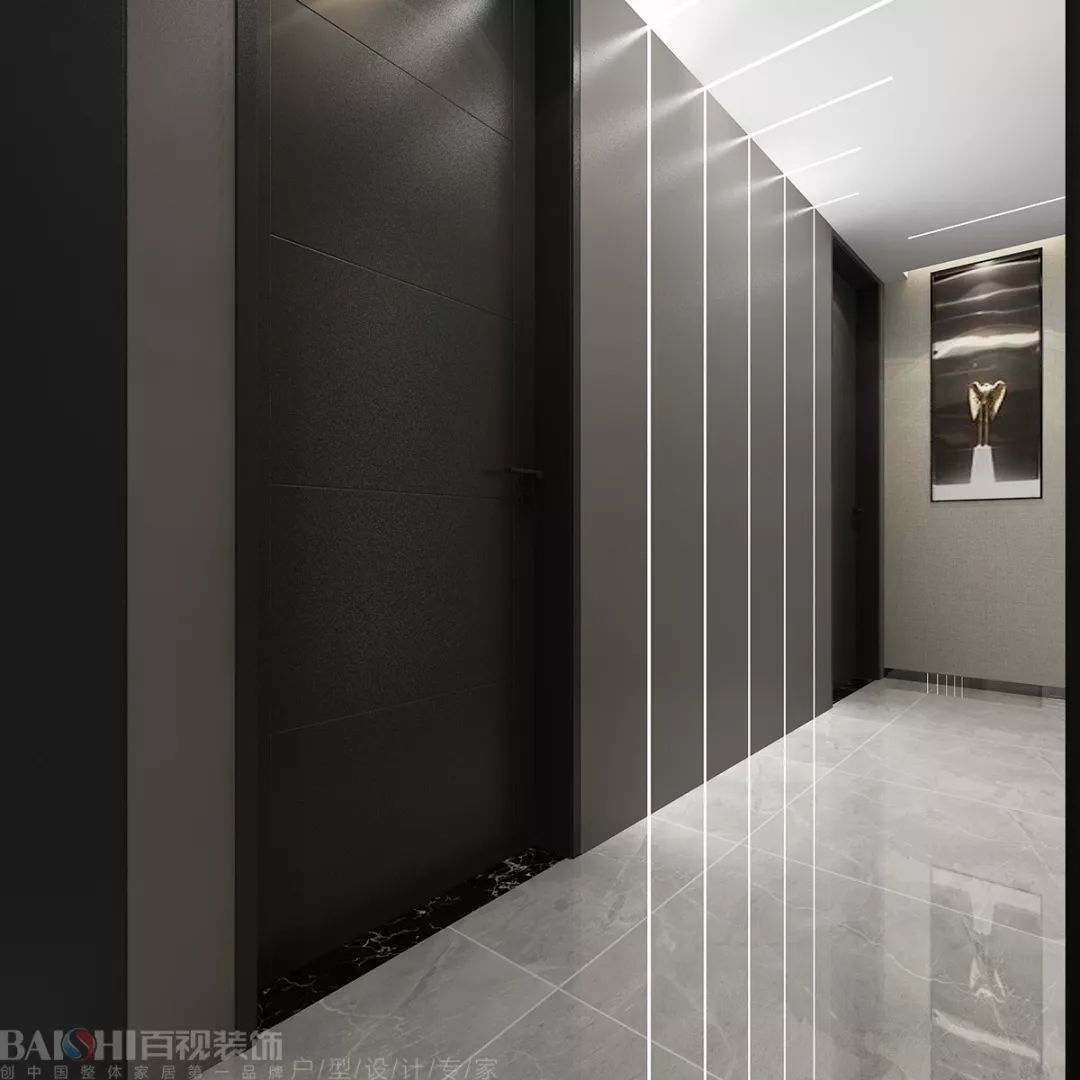 黑白灰的简约艺术 | 芜湖信达•外滩府 106㎡设计案例-24