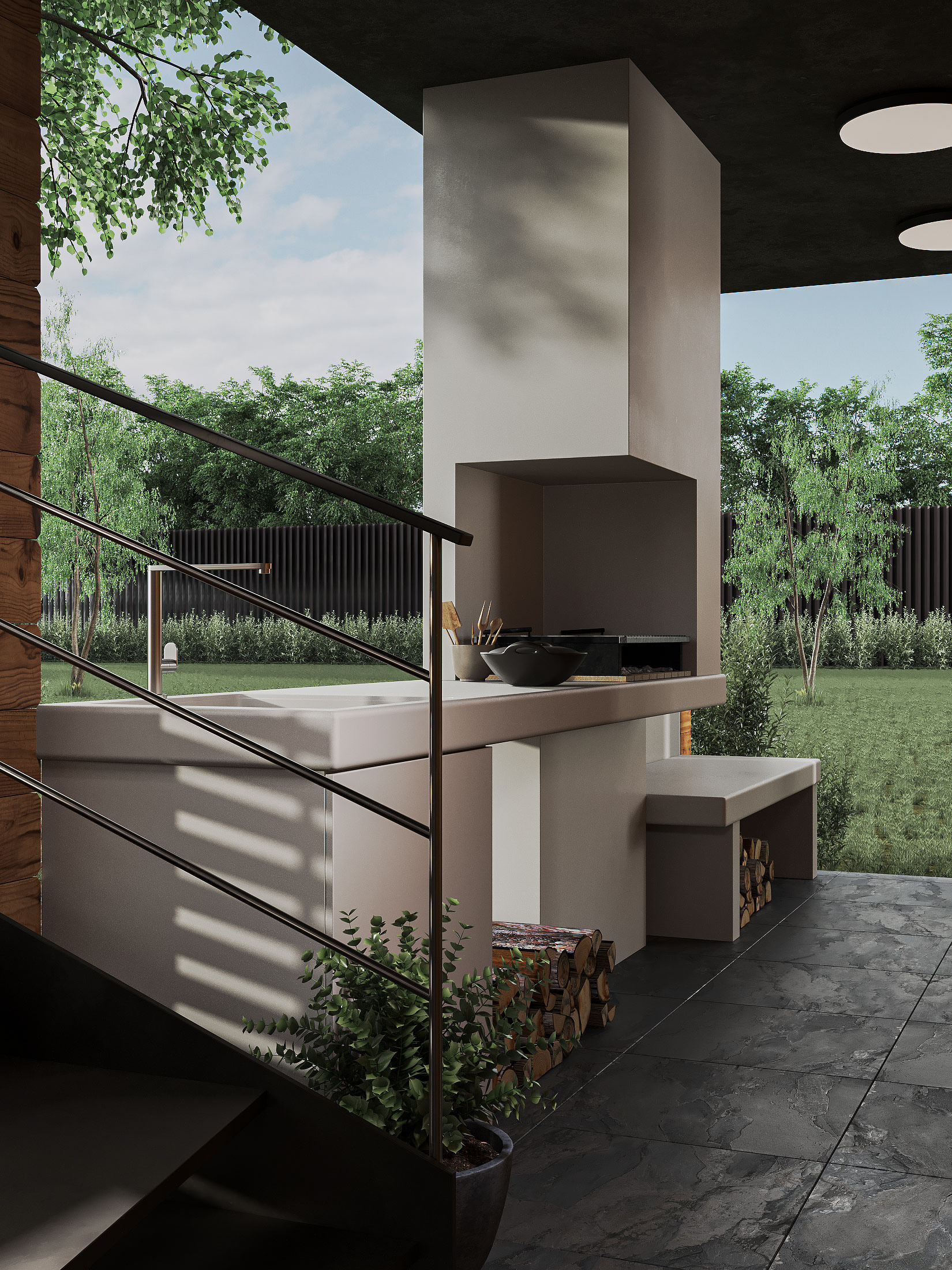 私人浴场放松区设计丨俄罗斯莫斯科丨JULIA SIDOROVA-19