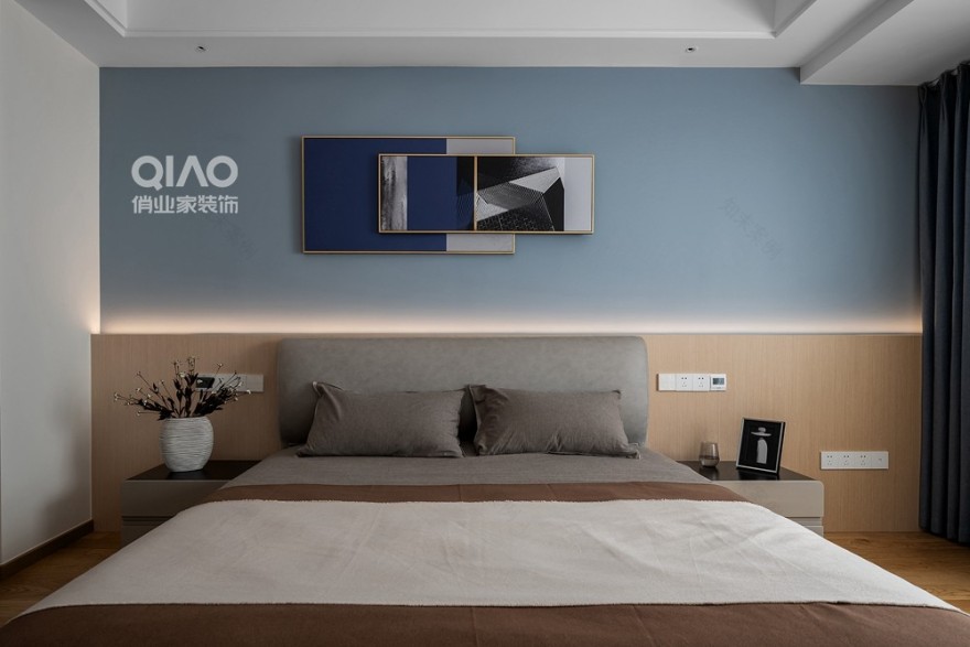 140㎡现代简约风装修案例丨中国重庆丨重庆俏业家装饰-42