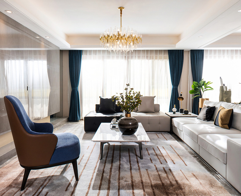 圣远广场三期195㎡精装样板房 | 轻奢风与优雅魅力的完美结合-28