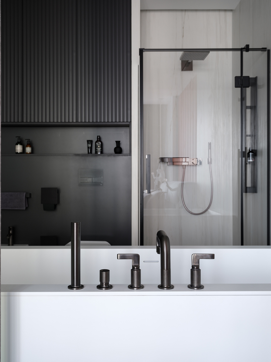 Дизайн квартиры с открытой планировкой площадью 100 кв. метров-15