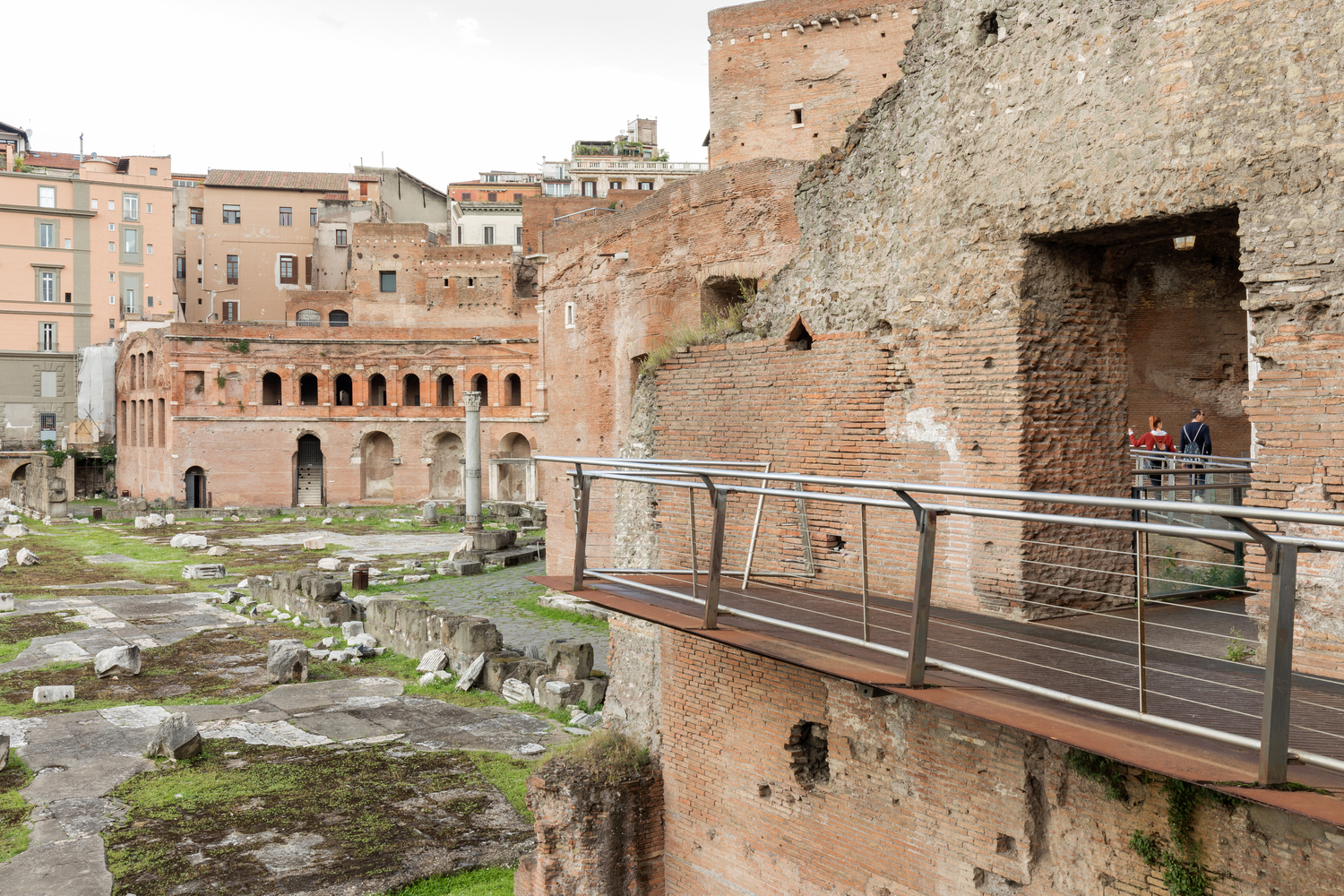 罗马 Trajan 市场古商铺修复-12