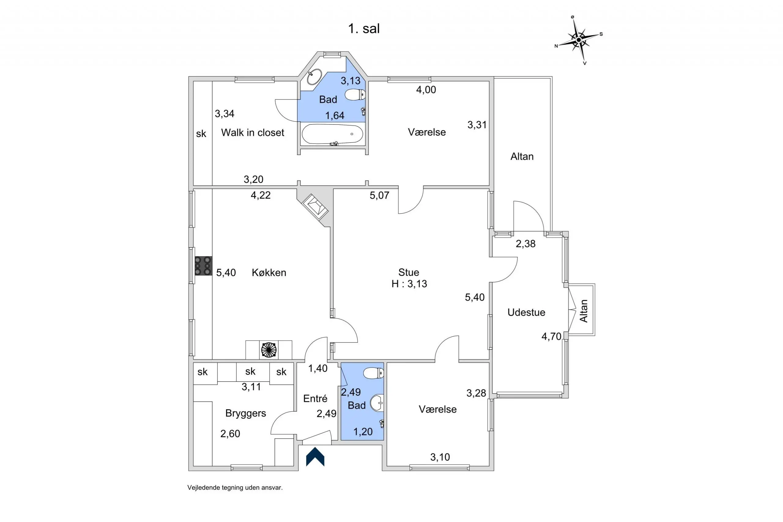 黑顶冬园，独特的哥本哈根魅力公寓-17