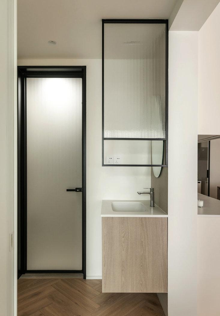 奶油现代风温馨小户型设计-44