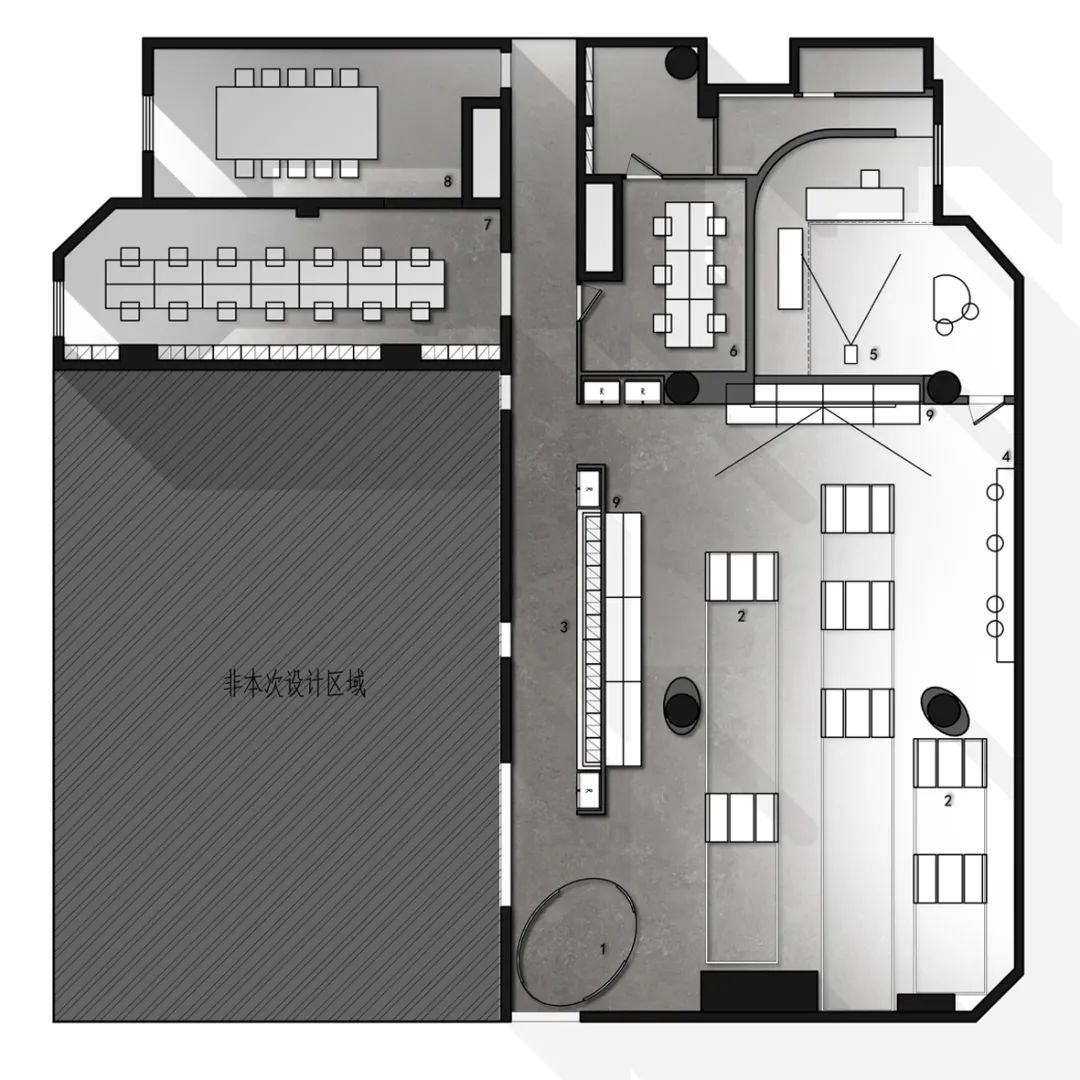 重庆购物狂路演,演播室,办公空间设计丨中国渝中丨琢信工装品牌贰方设计-32