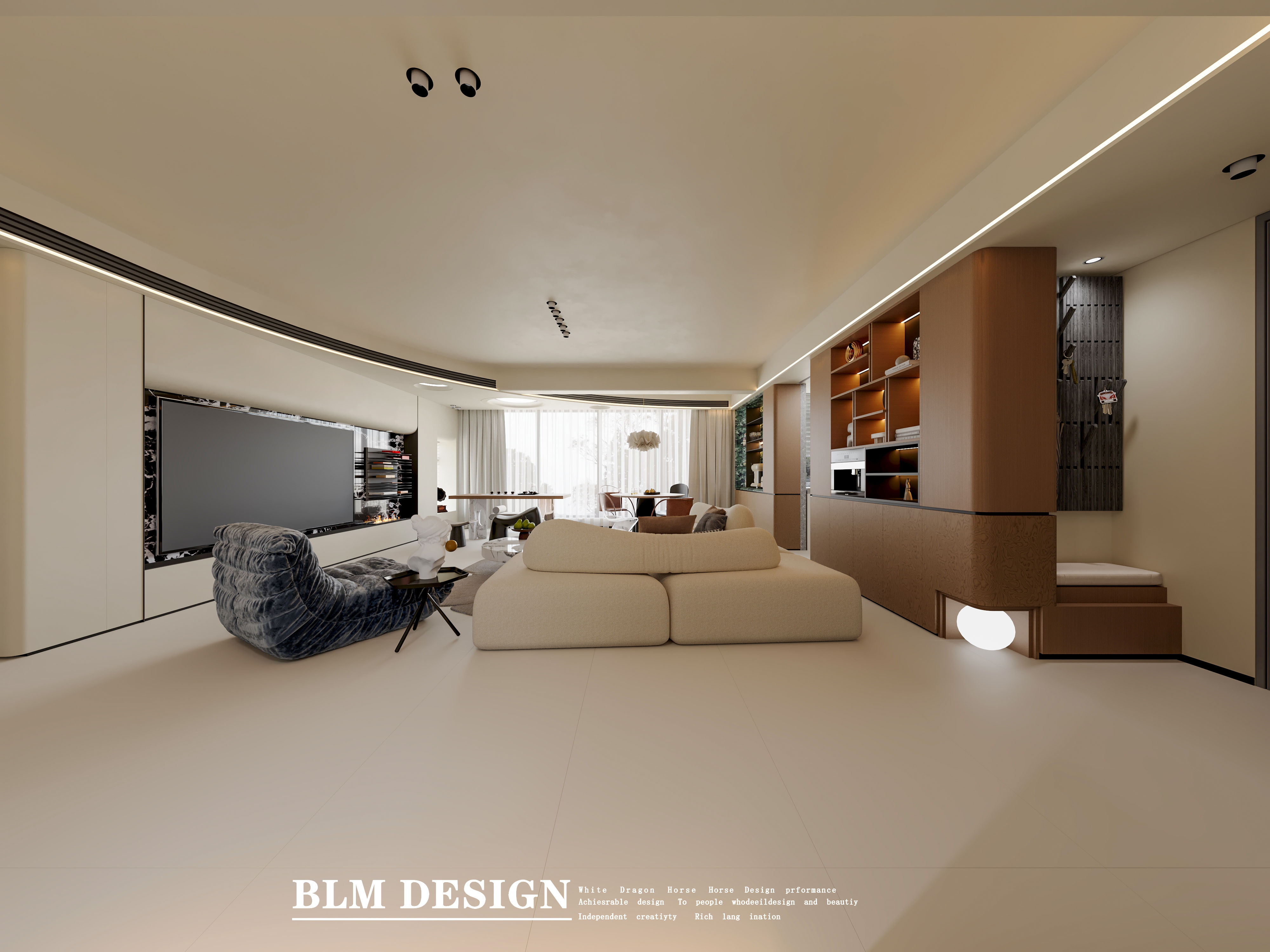 现代  白龙马效果图设计制作-9