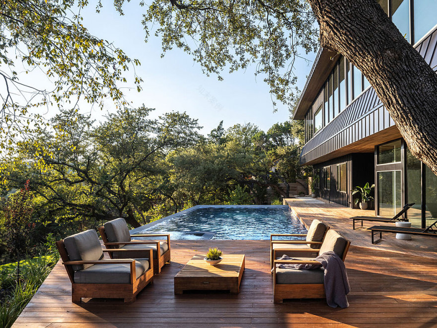 Live Oak Ridge 住宅丨美国奥斯汀丨KOAKeyes Office of Architecture-13