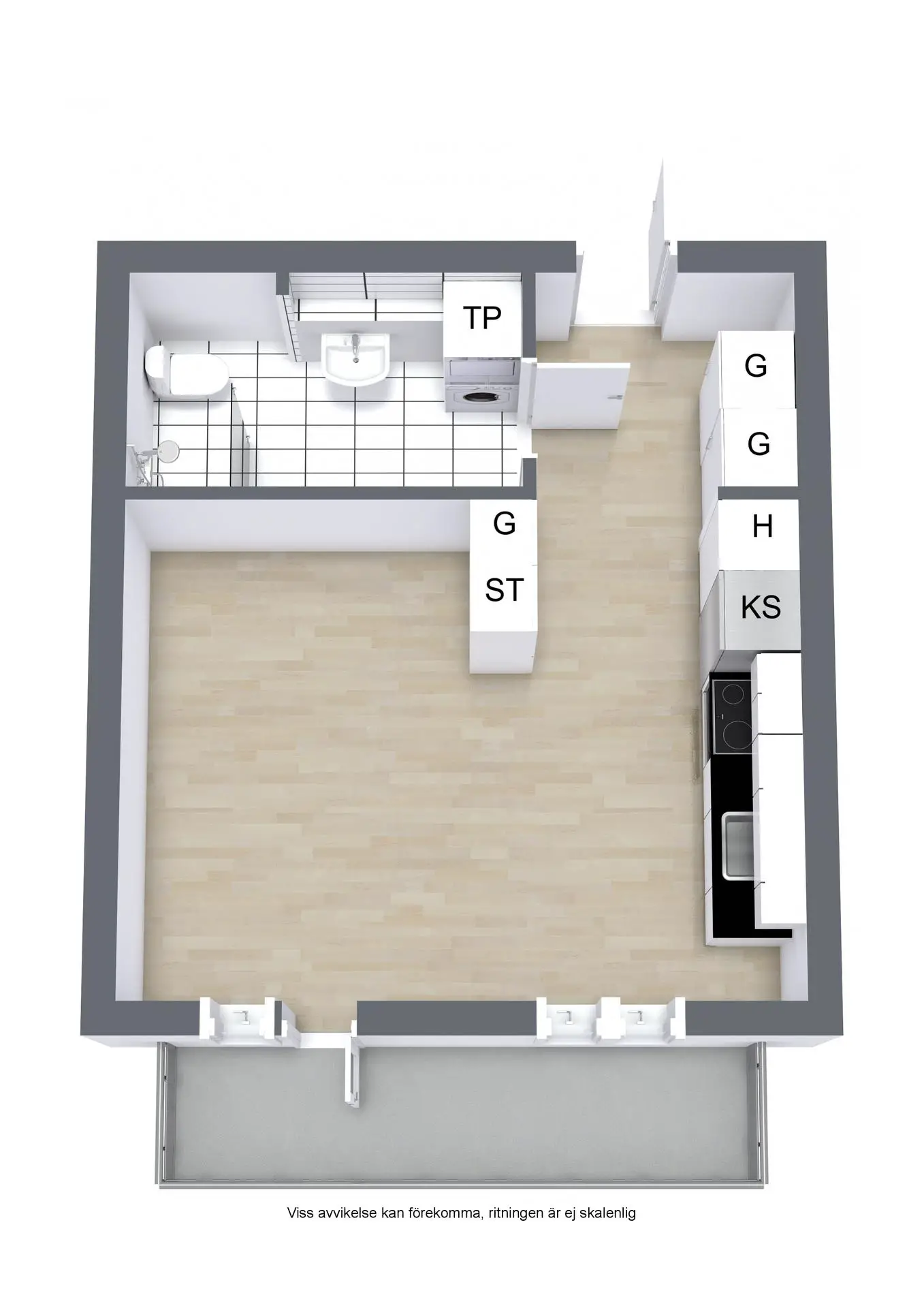 瑞典 27m2 精致工作室，空间利用与设计感完美结合-12