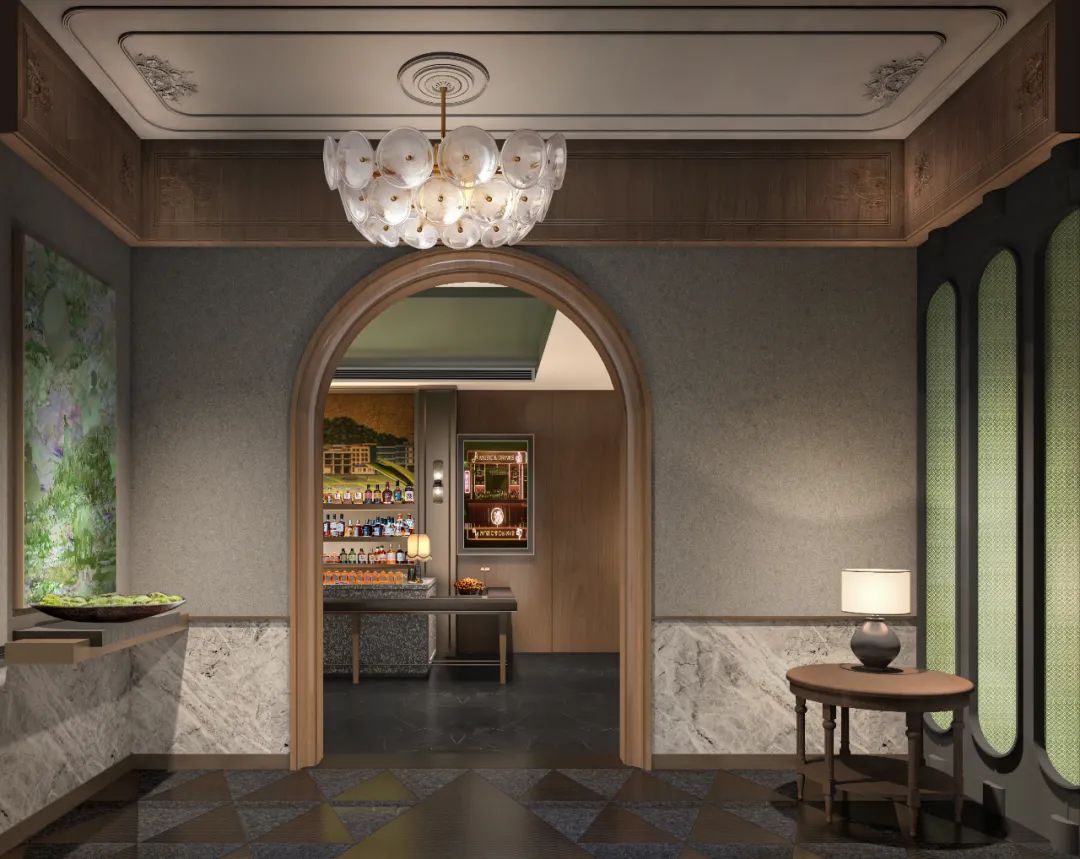 武汉汉口江滩保安洋行·漫心府丨中国武汉丨黑十设计-25