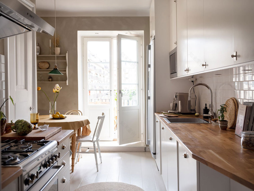 自然与复古 | 斯德哥尔摩温馨公寓设计-5