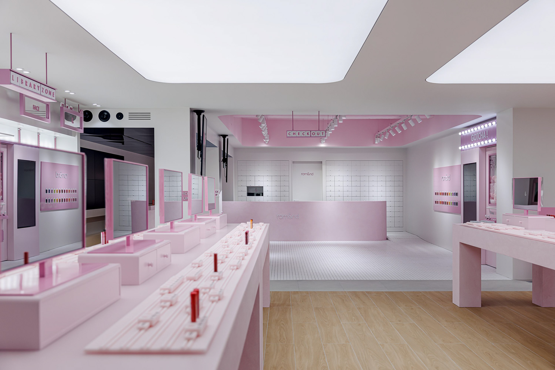 Rom&nd Flagship Store, Pink Office in Seongsu-9