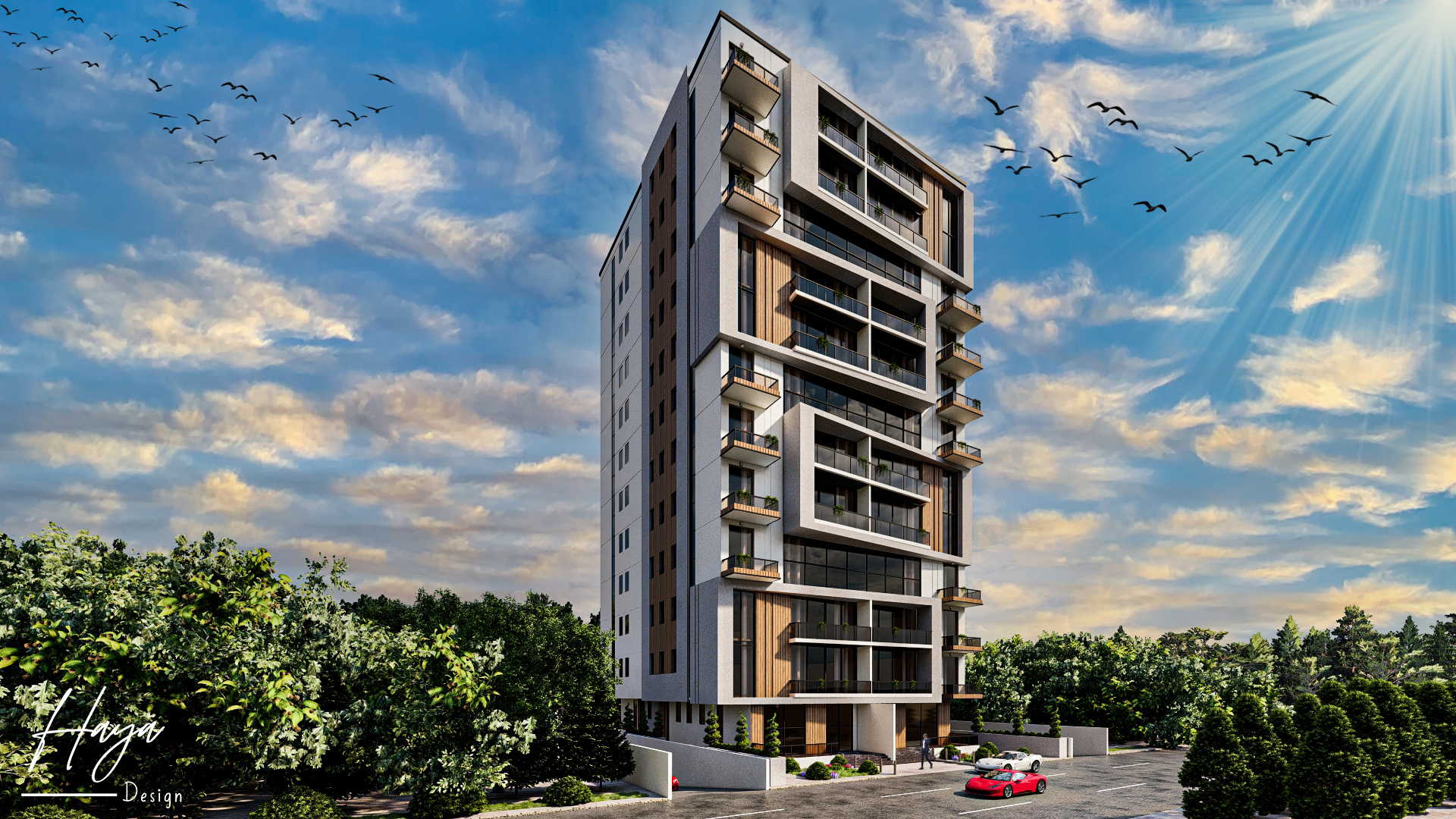 Residential building.-0