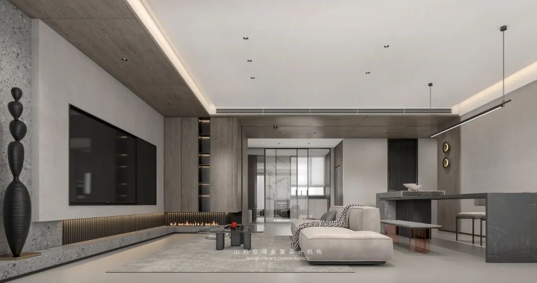 沈阳汇置尚岛极简主义住宅设计丨中国沈阳丨山石空间全案设计机构-5