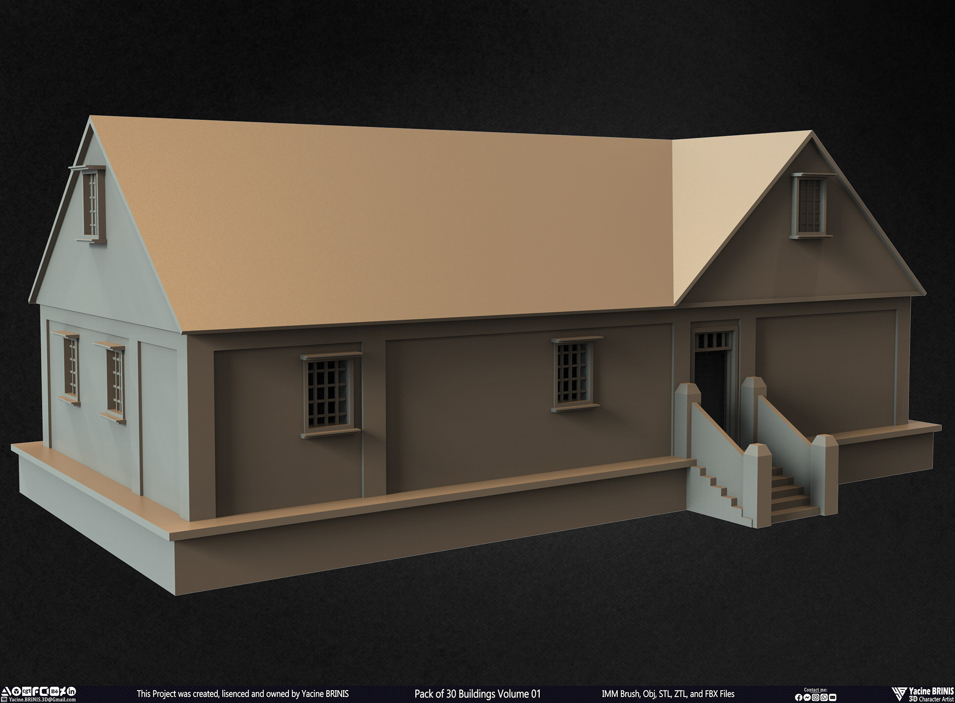 30 座建筑模型包丨Yacine BRINIS-29