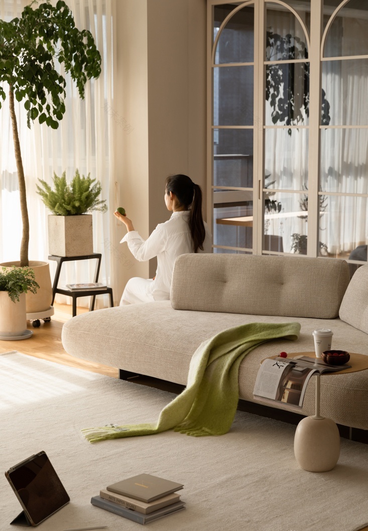 187㎡ 碧云尊邸大平层,自然柔和之美 · 示觉设计-12